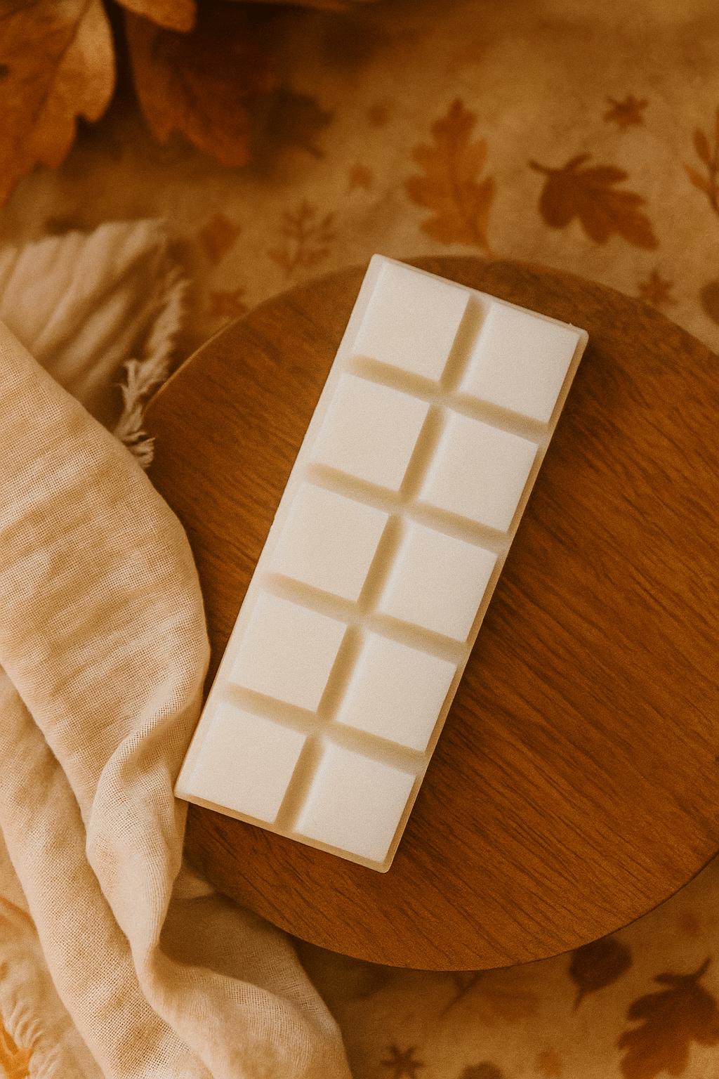 Ρουστίκ φωτογραφία με χειροποίητα Snap Bars Wax Melts Terra et Ignis από φυτικό κερί σόγιας,